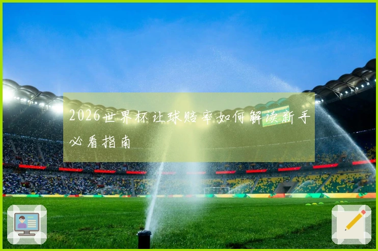 2026世界杯让球赔率如何解读新手必看指南