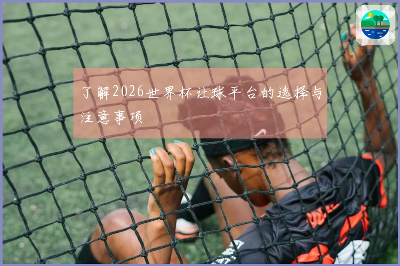 了解2026世界杯让球平台的选择与注意事项